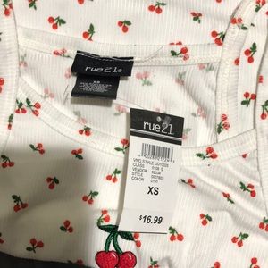 rue 21 cherry summer tight dress